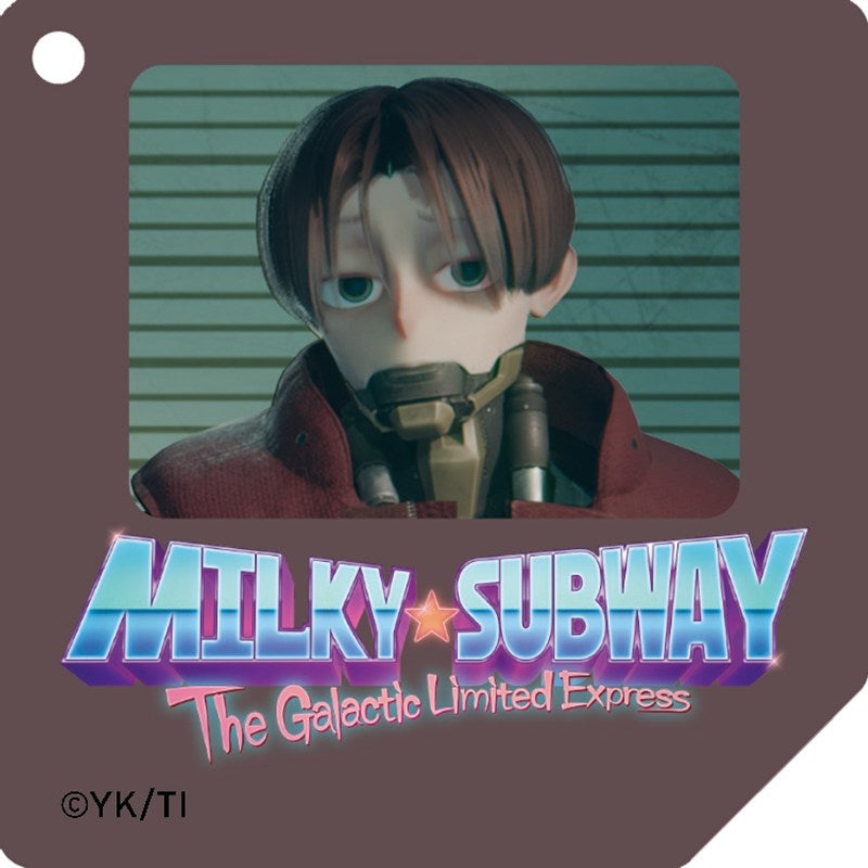 (Goods - Key Chain) Milky Subway Floppy Disc Type Acrylic Key Chain