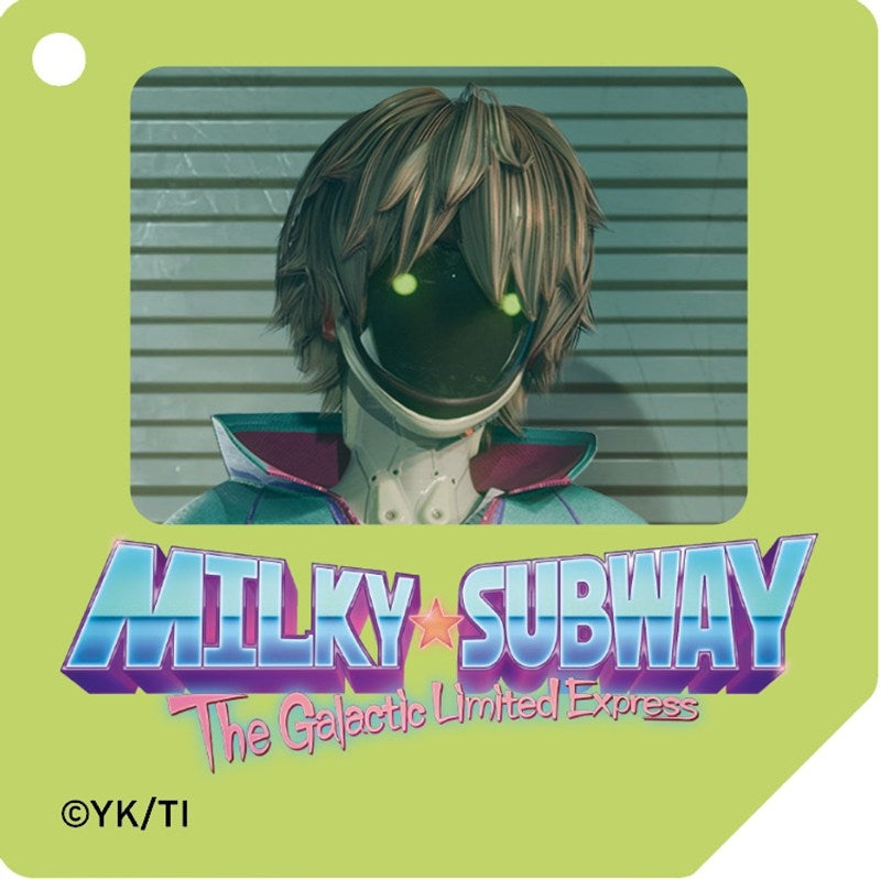 (Goods - Key Chain) Milky Subway Floppy Disc Type Acrylic Key Chain
