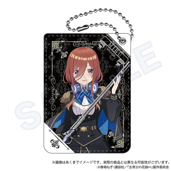 (Goods - Pass Case) The Quintessential Quintuplets∽ PU Leather Pass Case Military Lolita Ver. Miku Nakano