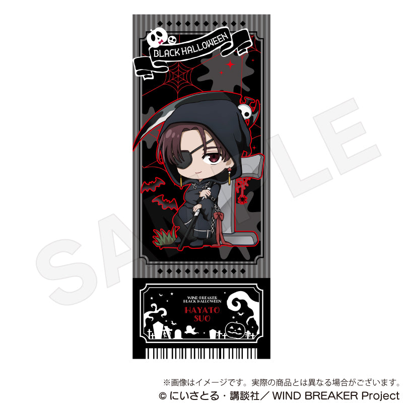 (1BOX=9)(Goods - Card) WIND BREAKER Trading Ticket Style Card Black Halloween ver.