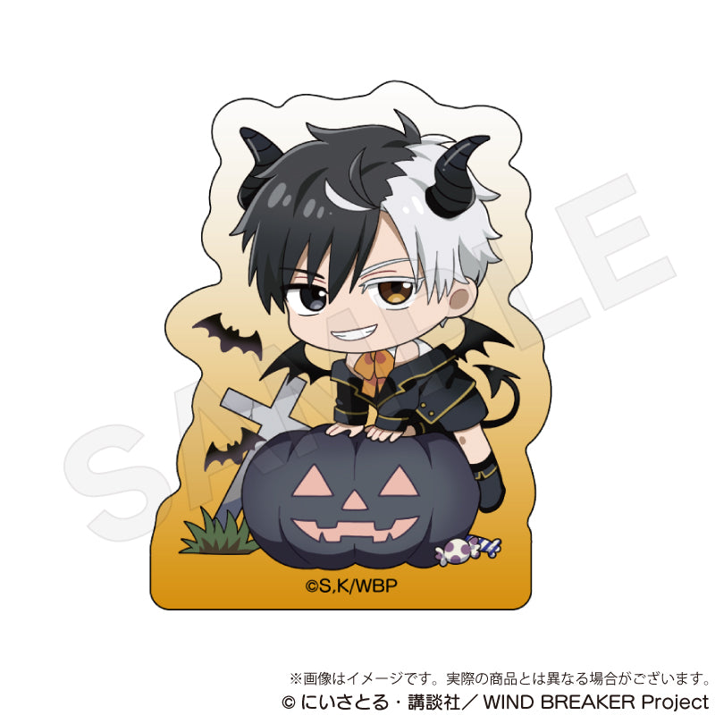 (Goods - Ornament) WIND BREAKER Acrylic Block Black Halloween ver. Haruka Sakura