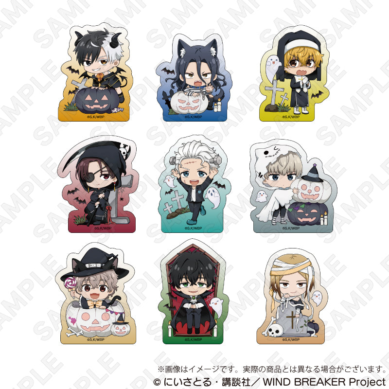 (Goods - Ornament) WIND BREAKER Acrylic Block Black Halloween ver. Kyotaro Sugishita