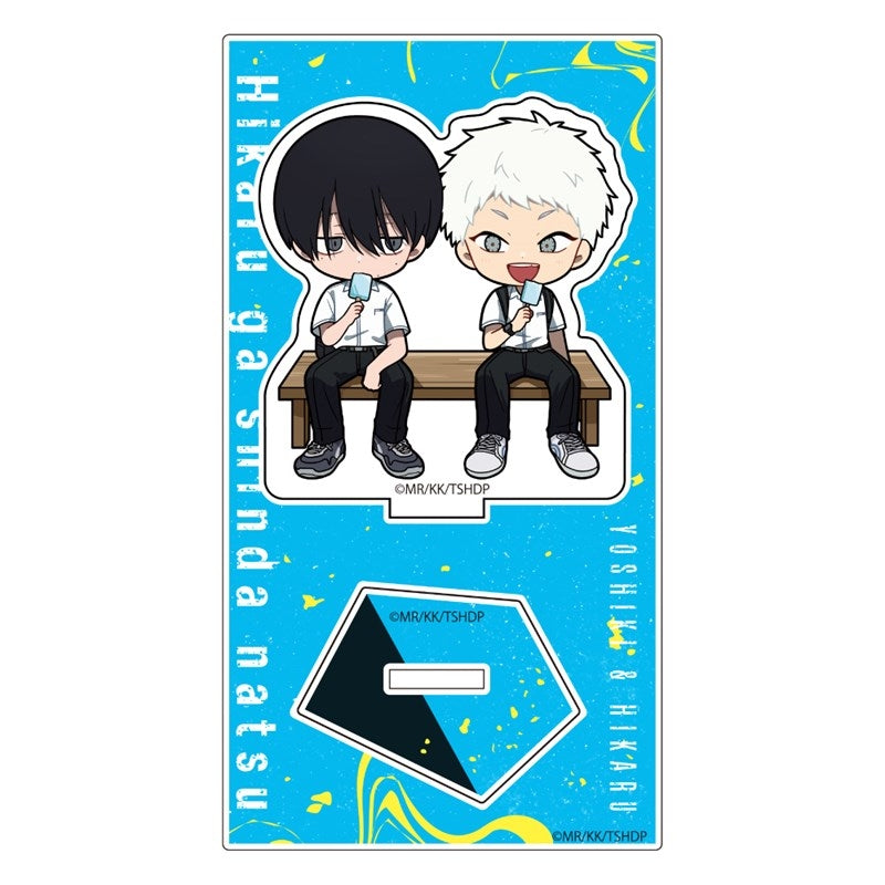(Goods - Stand Pop) The Summer Hikaru Died Chibi Acrylic Stand (Yoshiki & Hikaru/UniformB)