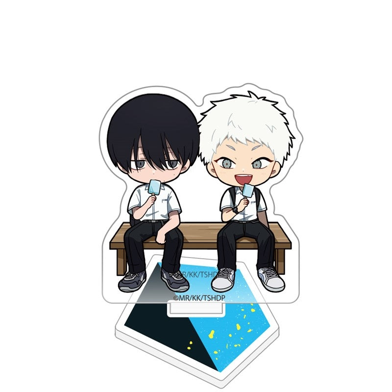 (Goods - Stand Pop) The Summer Hikaru Died Chibi Acrylic Stand (Yoshiki & Hikaru/UniformB)