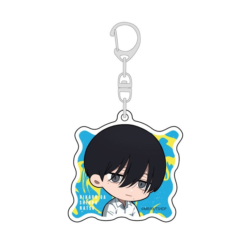 (Goods - Key Chain) The Summer Hikaru Died Chibi Acrylic Key Chain (Yoshiki/Uniform)