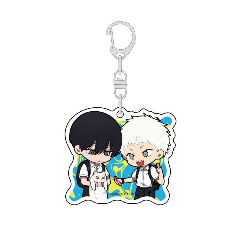 (Goods - Key Chain) The Summer Hikaru Died Chibi Acrylic Key Chain (Yoshiki & Hikaru/UniformA)