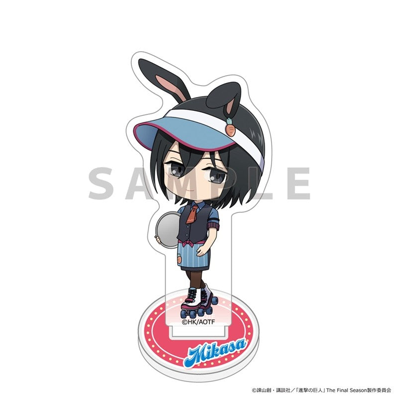 (Goods - Acrylic Stand) Attack on Titan Acrylic Stand (Mikasa/Bunny Ears Diner)