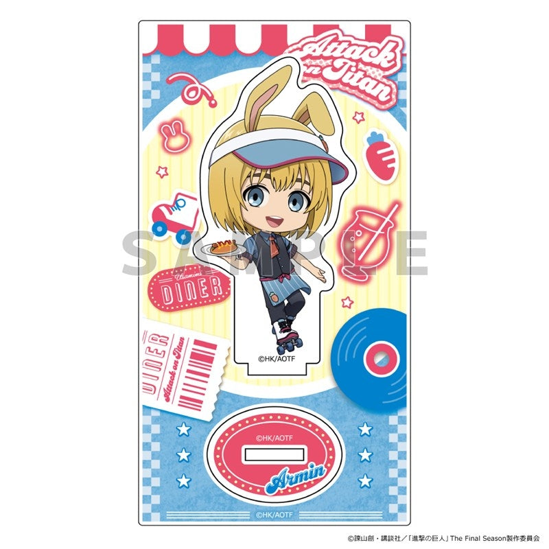 (Goods - Acrylic Stand) Attack on Titan Acrylic Stand (Armin/Bunny Ears Diner)