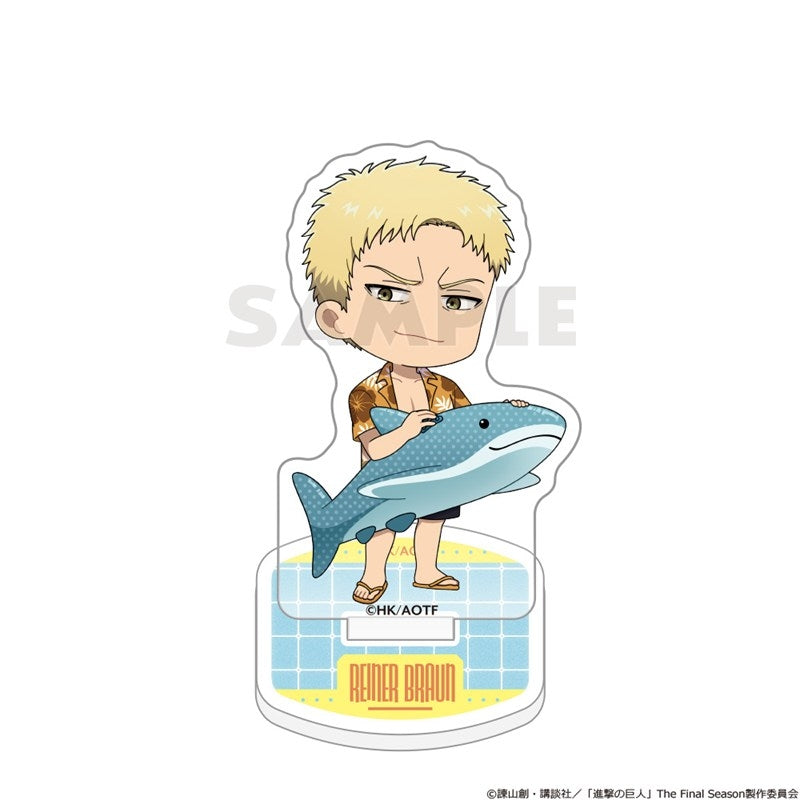 (Goods - Acrylic Stand) Attack on Titan Acrylic Stand (Reiner/Vacation)