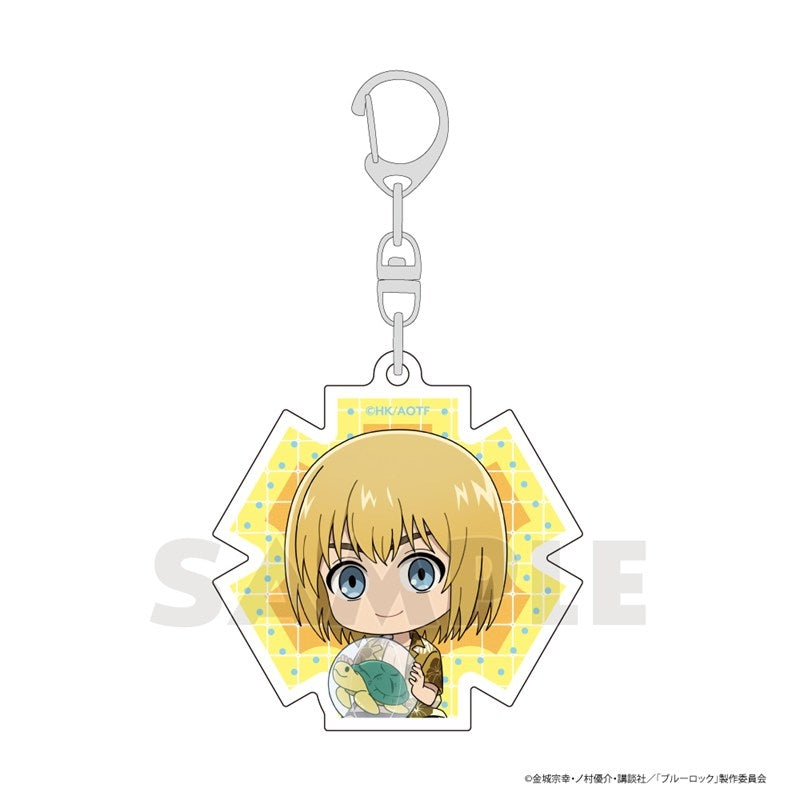 (Goods - Keychain) Attack on Titan Acrylic Keychain (Armin/Vacation)