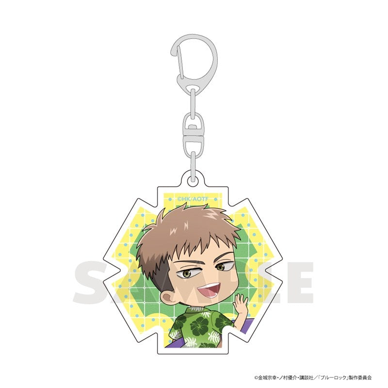 (Goods - Keychain) Attack on Titan Acrylic Keychain (Jean/Vacation)