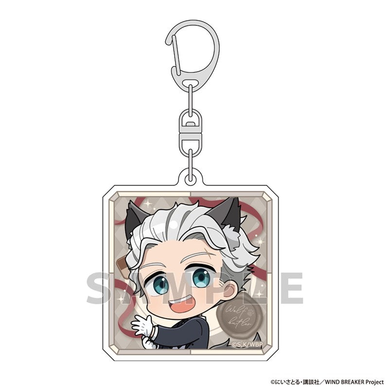 (Goods - Keychain) WIND BREAKER Acrylic Keychain (Hajime Umemiya /Wolf Butler)
