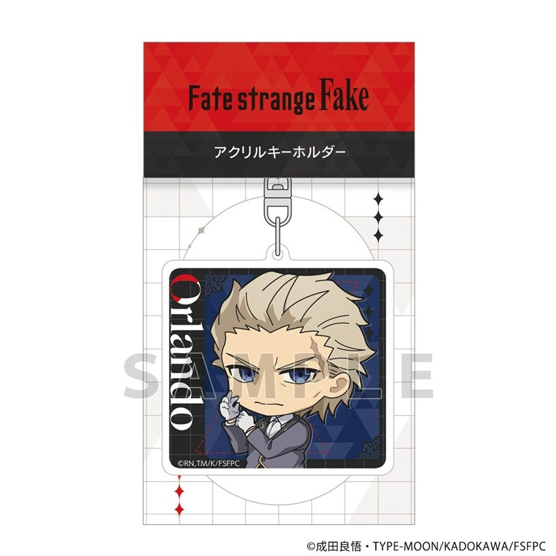 (Goods - Keychain) Fate/strange Fake Acrylic Keychain (Orlando Reeve/Maids & Butlers)
