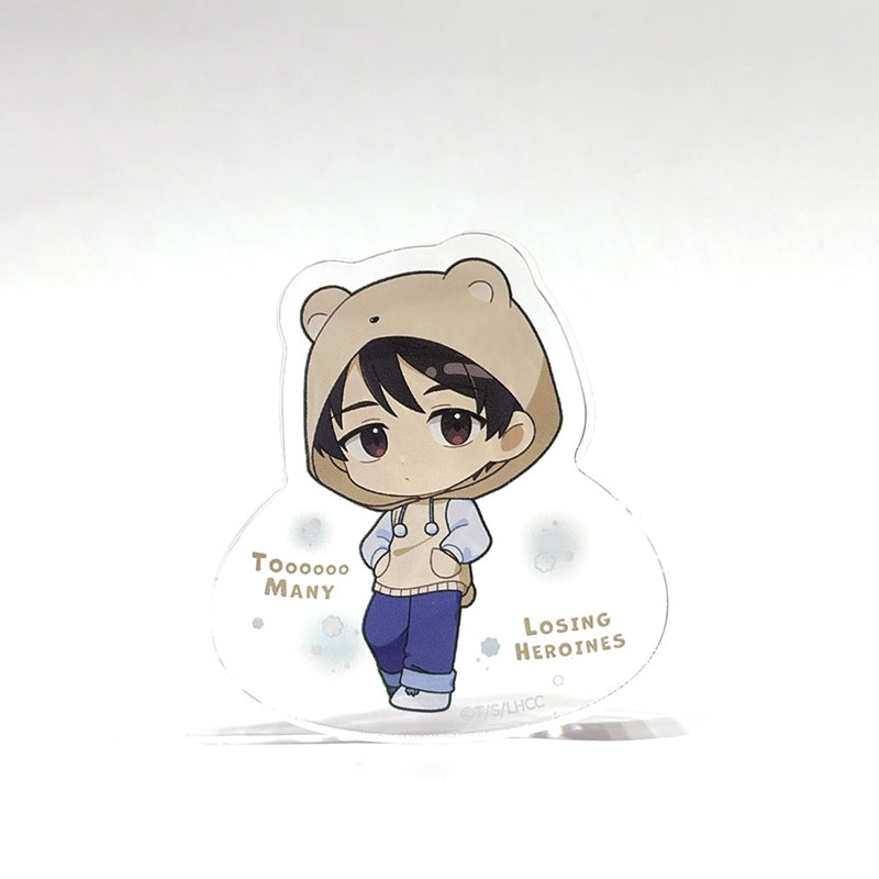 (Goods - Ornament) Too Many Losing Heroines! Die-cut Acrylic Block (Kazuhiko Nukumizu/Animal Hoodie)