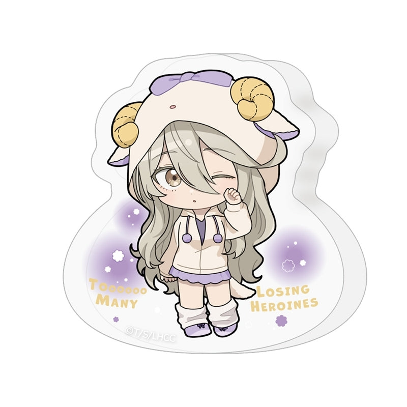 (Goods - Ornament) Too Many Losing Heroines! Die-cut Acrylic Block (Yumeko Shikiya/Animal Hoodie)