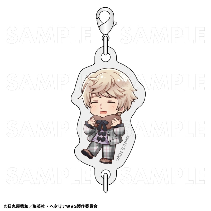 (Goods - Keychain) Hetalia World★Stars Connectable Acrylic Keychain - Russia (Balletcore Style)