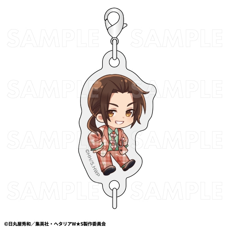 (Goods - Keychain) Hetalia World★Stars Connectable Acrylic Keychain - China (Balletcore Style)