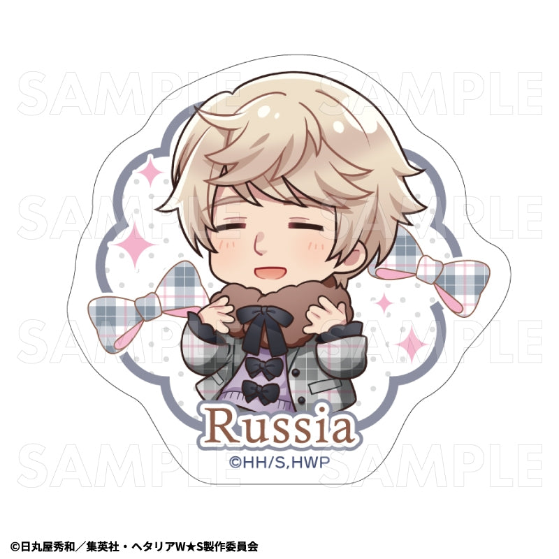 (Goods - Sticker) Hetalia World★Stars Die-cut Sticker - Russia (Balletcore Style)