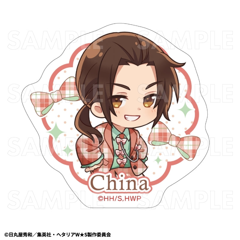 (Goods - Sticker) Hetalia World★Stars Die-cut Sticker - China (Balletcore Style)