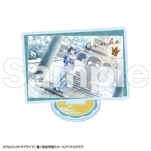 (Goods - Acrylic Stand) Love Live! Hasu no Sora Jogakuin School Idol Club Card Acrylic Stand Ginko Momose (A) (Kaga Yuzen Collab Card ver.)