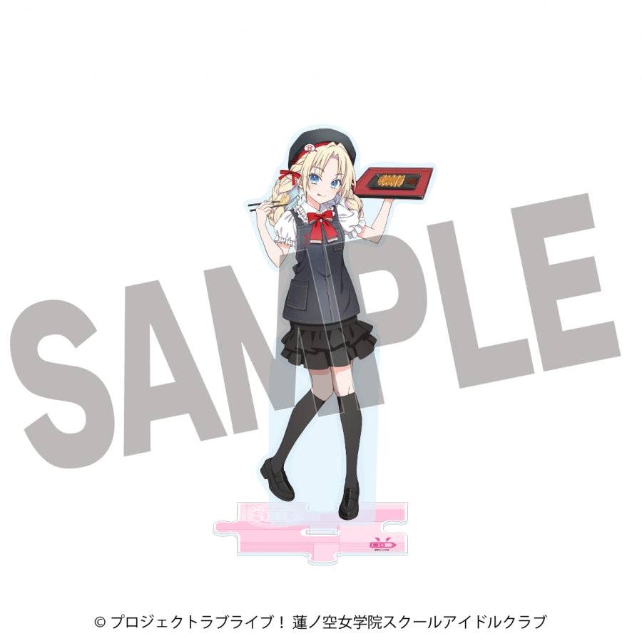 (Goods - Acrylic Stand) Love Live! Hasunosora Jogakuin School Idol Club x Hachi-ban Ramen Collab Acrylic Stand Rurino Osawa
