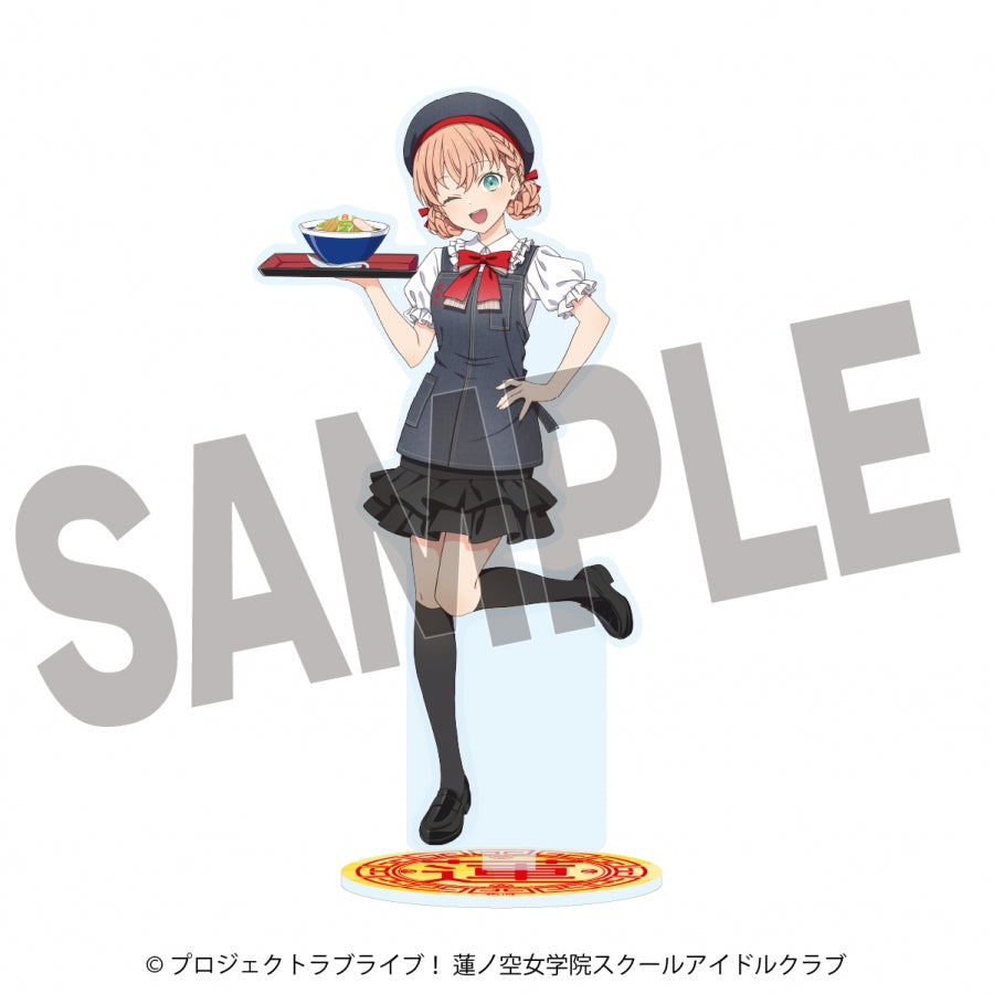 (Goods - Acrylic Stand) Love Live! Hasunosora Jogakuin School Idol Club x Hachi-ban Ramen Collab BIGAcrylic Stand Kaho Hinoshita