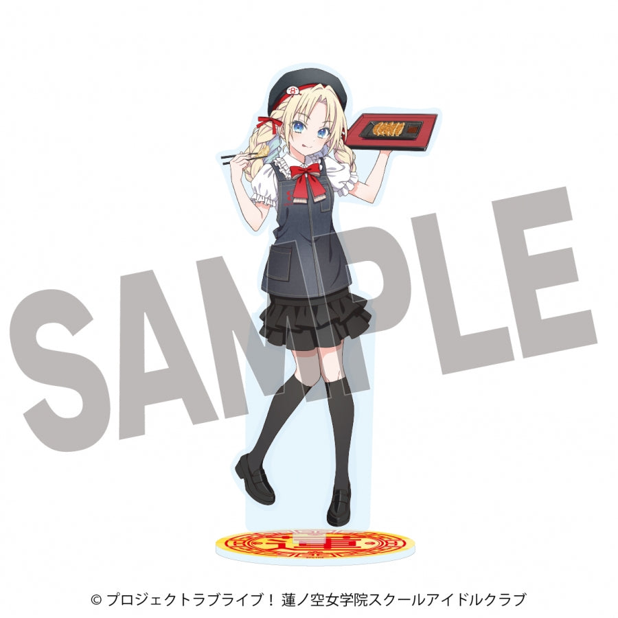 (Goods - Acrylic Stand) Love Live! Hasunosora Jogakuin School Idol Club x Hachi-ban Ramen Collab BIGAcrylic Stand Rurino Osawa