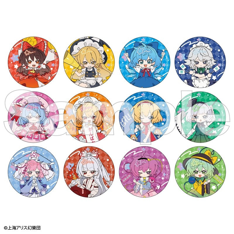 (1BOX=12)(Goods - Badge) Touhou Project FureFriends Trading Button Badge 12 Types