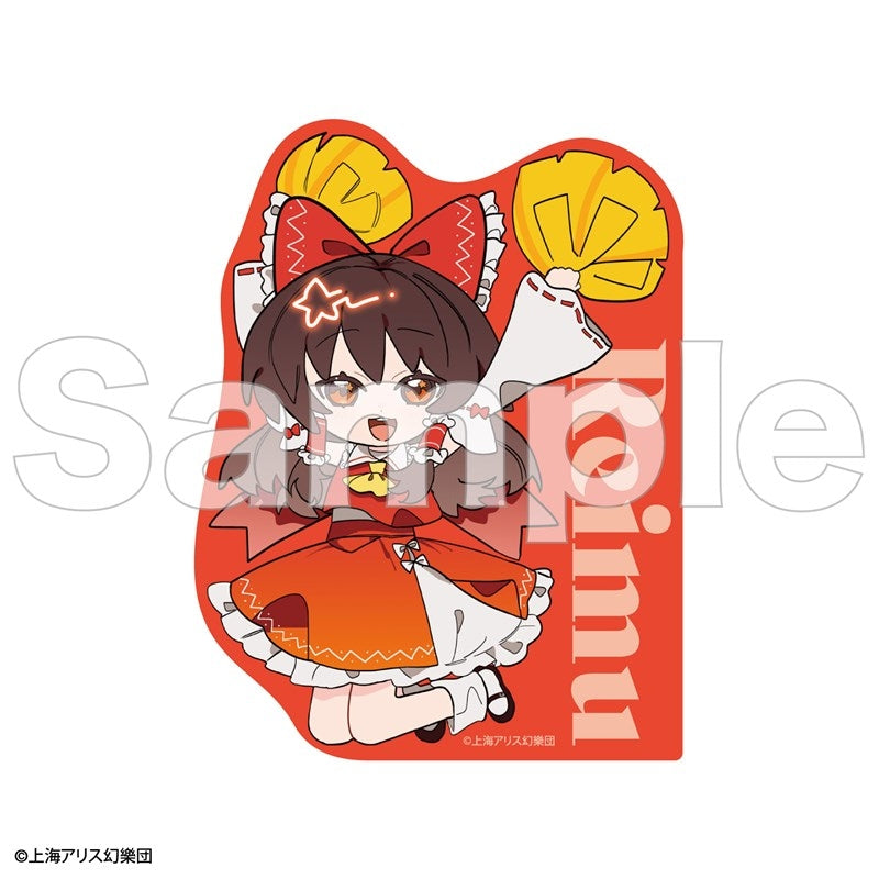 (Goods - Sticker) Touhou Project FureFriends BIG Sticker Reimu Hakurei