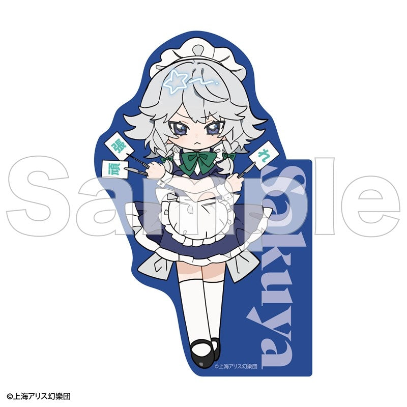 (Goods - Sticker) Touhou Project FureFriends BIG Sticker Sakuya Izayoi