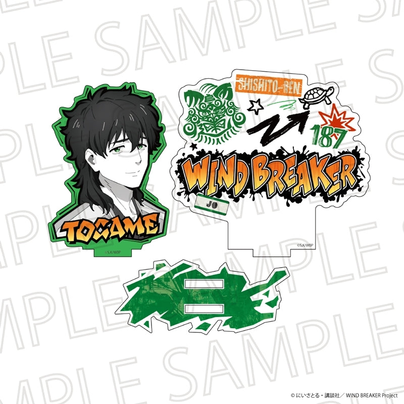 (Goods - Acrylic Stand) WIND BREAKER Acrylic Stand w/Background (Accent Color) Jo Togame