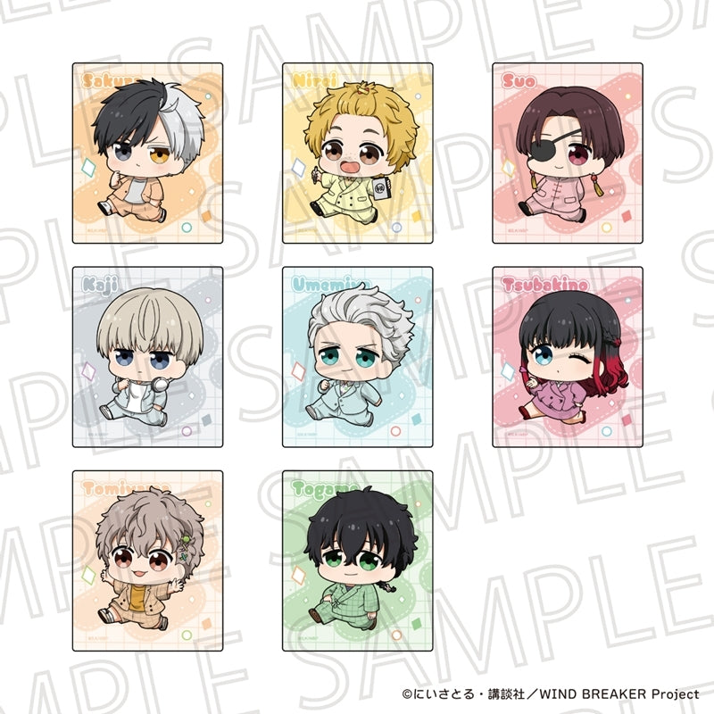 (Goods - Sticker) WIND BREAKER Puchiteku Square Cut Sticker Haruka Sakura