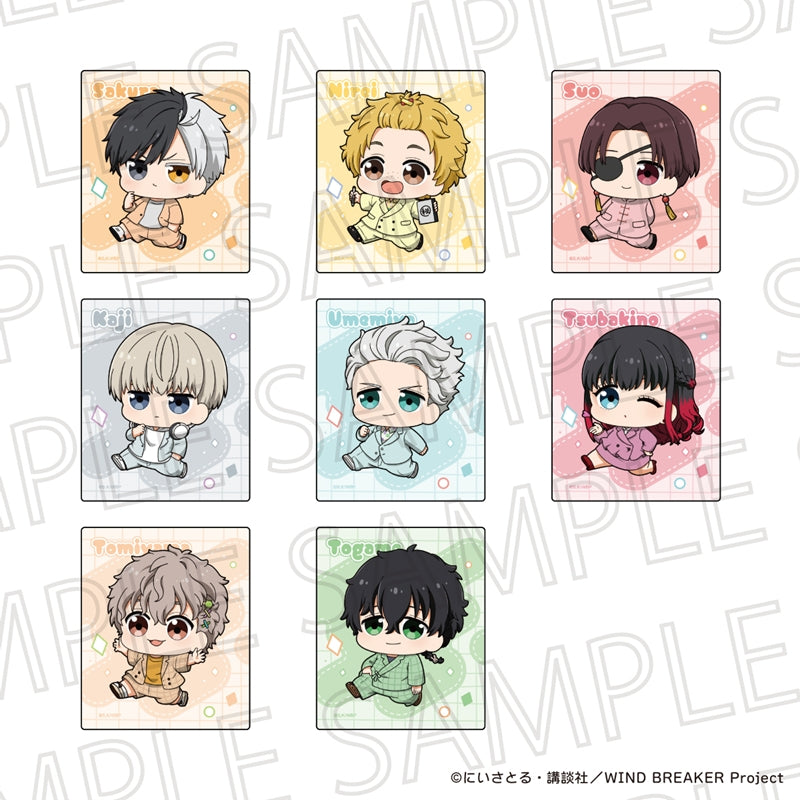 (Goods - Sticker) WIND BREAKER Puchiteku Square Cut Sticker Jo Togame