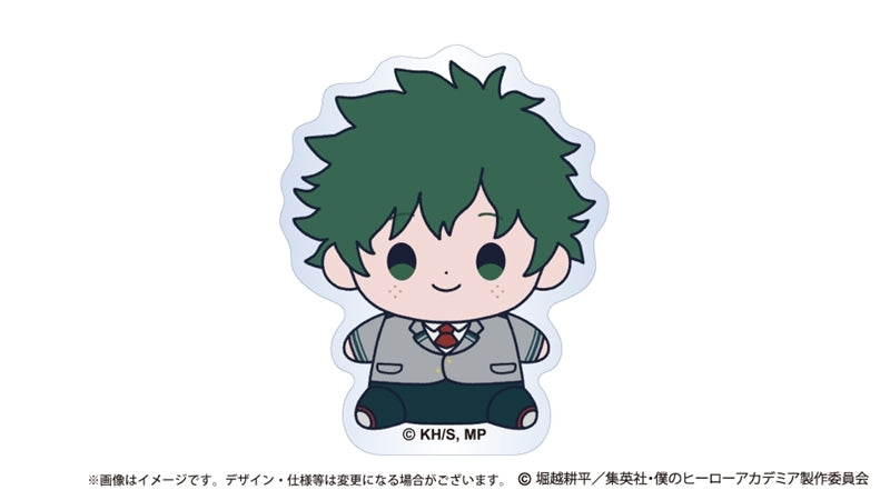 (Goods - Acrylic Stand) My Hero Academia Mocchibi Acrylic Badge Stand Izuku Midoriya