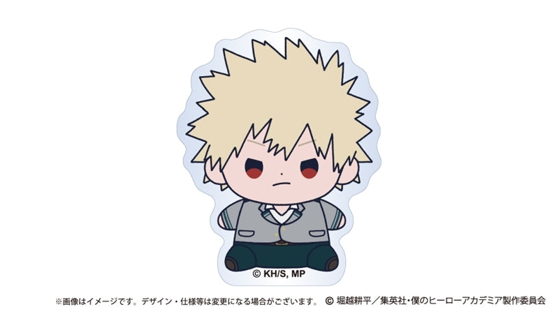 (Goods - Acrylic Stand) My Hero Academia Mocchibi Acrylic Badge Stand Katsuki Bakugo