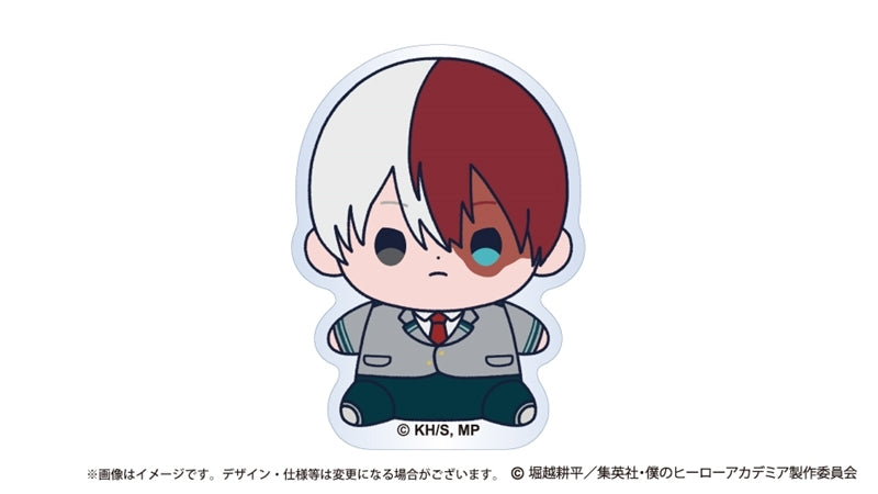 (Goods - Acrylic Stand) My Hero Academia Mocchibi Acrylic Badge Stand Shoto Todoroki