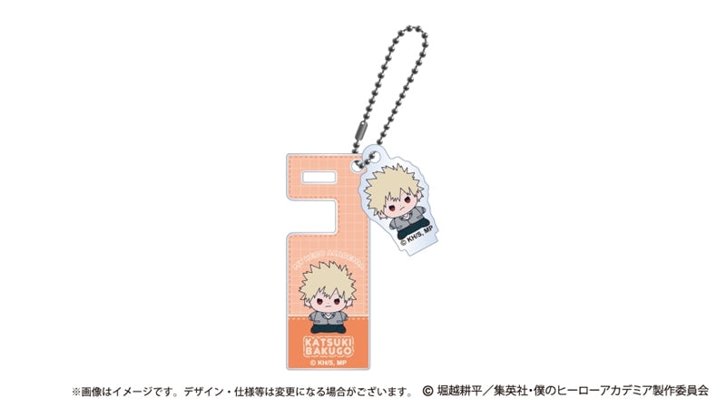 (Goods - Keychain) My Hero Academia Mocchibi Smartphone Stand Keychain Katsuki Bakugo