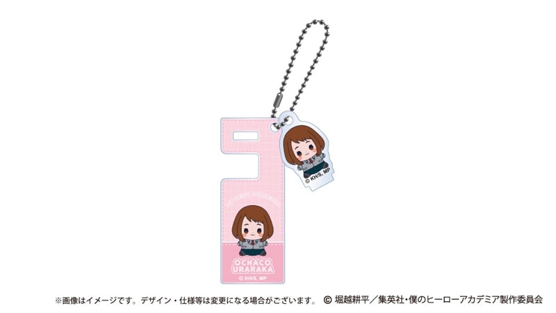 (Goods - Keychain) My Hero Academia Mocchibi Smartphone Stand Keychain Ochaco Uraraka