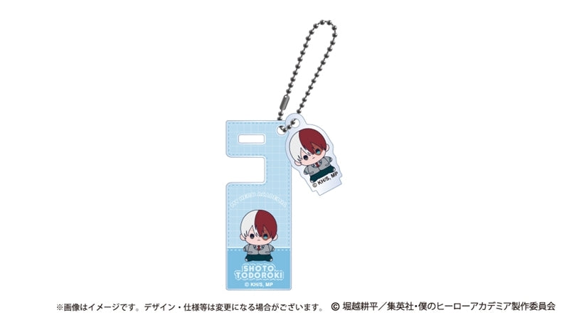 (Goods - Keychain) My Hero Academia Mocchibi Smartphone Stand Keychain Shoto Todoroki