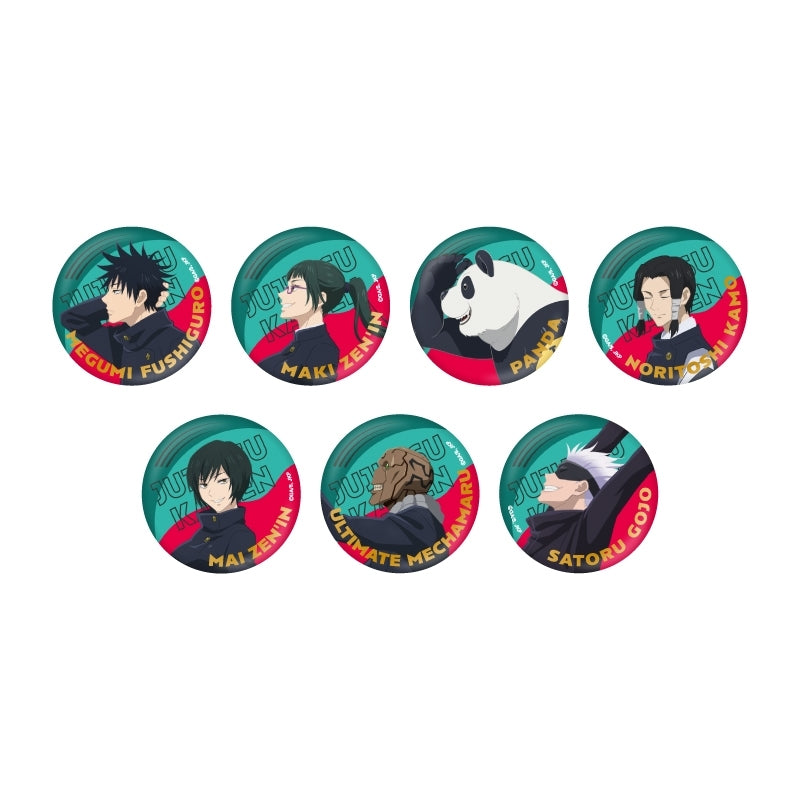 (1BOX=7)(Goods - Badge) Anime "Jujutsu Kaisen" 5th Anniversary Visual Vol. 1 Trading Foil-stamped Button Badge 7 Types B