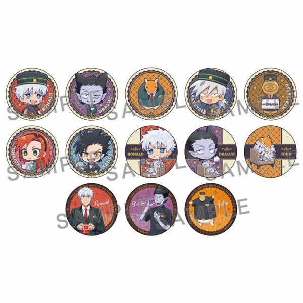 (1BOX=13)(Goods - Badge) The Vampire Dies in No Time 2 Hotel Collab Vol.2 Button Badge Collection