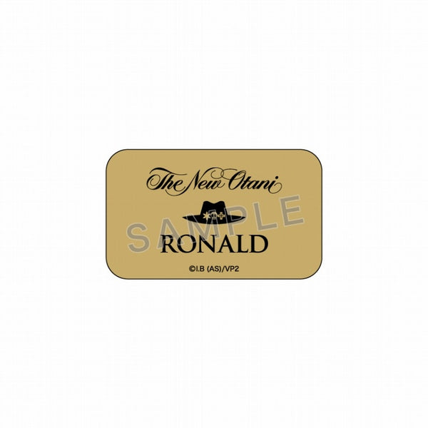 (Goods - Badge) The Vampire Dies in No Time 2 Hotel Collab Vol.2 Name Plate Ronaldo