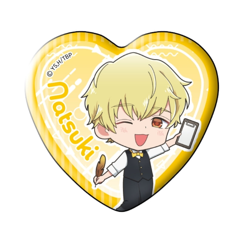 (1BOX=7)(Goods - Badge) TV Anime Tamon's B-Side Trading Heart Button Badge