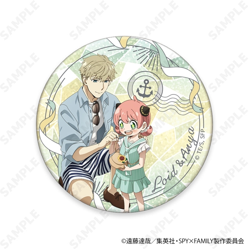 (1BOX=8)(Goods - Badge) TV Anime SPY x FAMILY Trading Button Badge [Summer Outing]