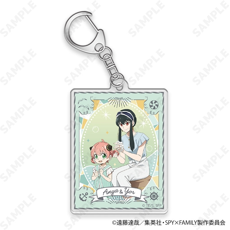 (1BOX=8)(Goods - Keychain) TV Anime SPY x FAMILY Trading Acrylic Keychain [Summer Outing]