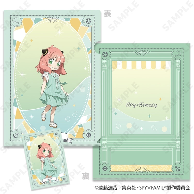 (Goods - Set) TV Anime SPY x FAMILY Clear File & Bromide Set 1. Anya [Summer Outing]