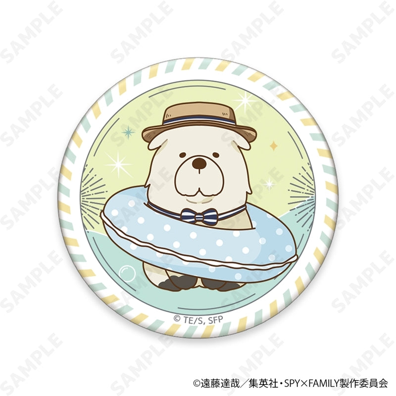 (1BOX=6)(Goods - Badge) TV Anime SPY x FAMILY Trading Button Badge Chibi ver. [Summer Outing]