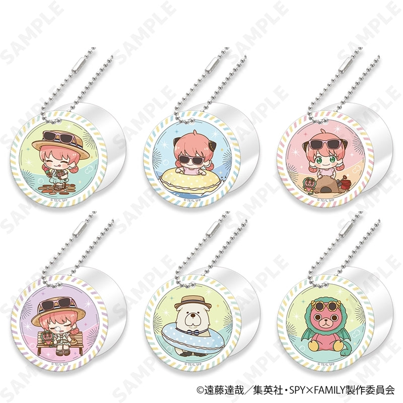 (1BOX=6)(Goods - Mirror) TV Anime SPY x FAMILY Trading Sliding Mirror Chibi ver. [Summer Outing]