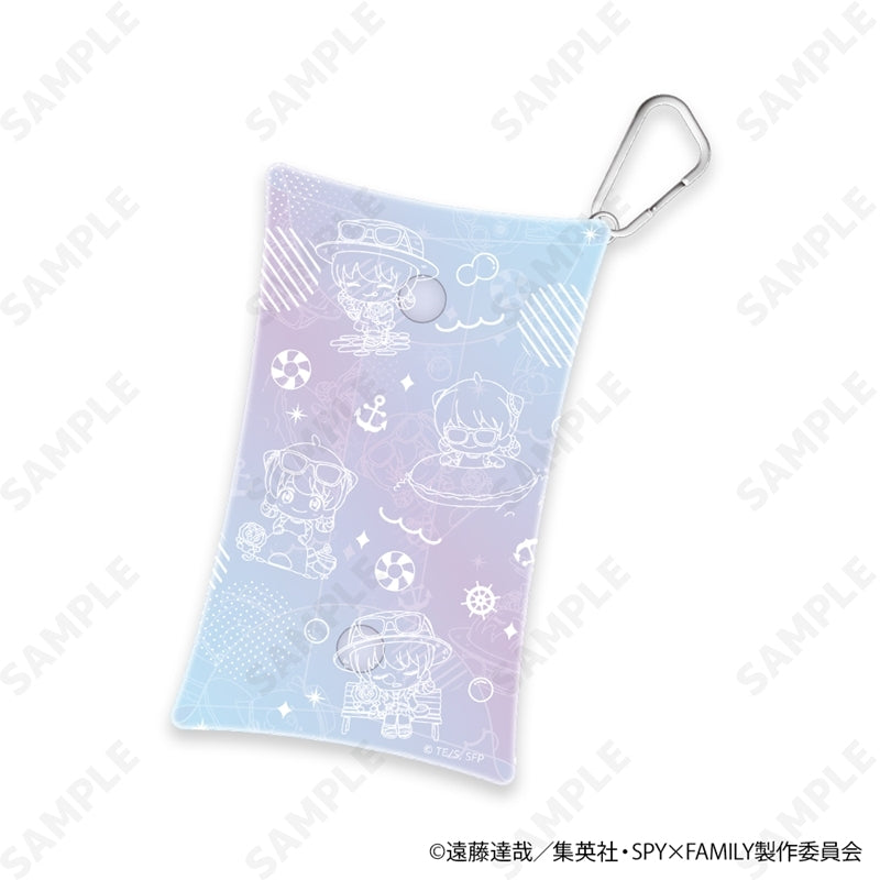 (Goods - Pouch) TV Anime SPY x FAMILY Iridescent Multipurpose Case Chibi ver. [Summer Outing]