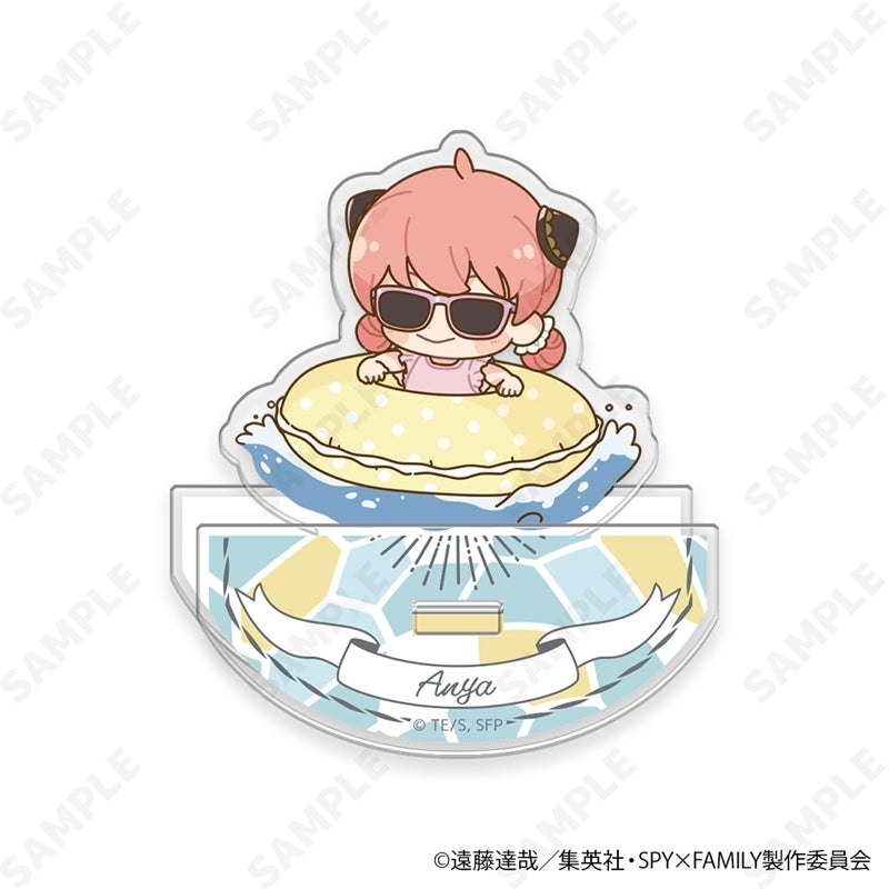 (Goods - Acrylic Stand) TV Anime SPY x FAMILY Yuratsun Acrylic Stand Chibi ver. 2. Water Fight [Summer Outing]